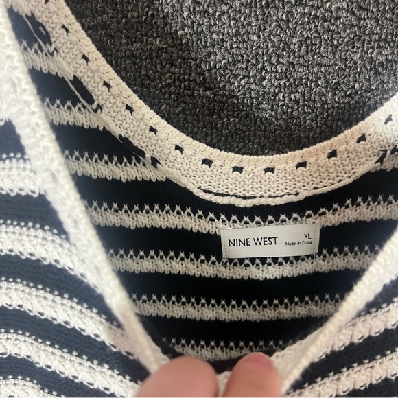 Nine West Crocheted Black and White Dress, Women’s XL - Picture 7 of 11